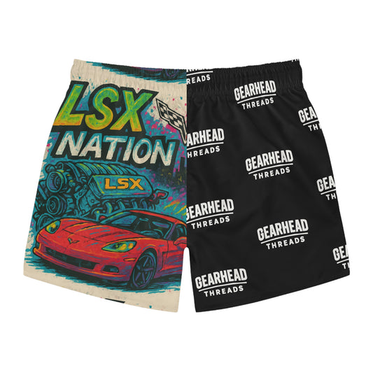 GearHeads Threads LSX Nation Swim Trunks