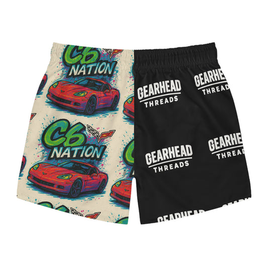 GearHead Threads C6 Nation Swim Trunks