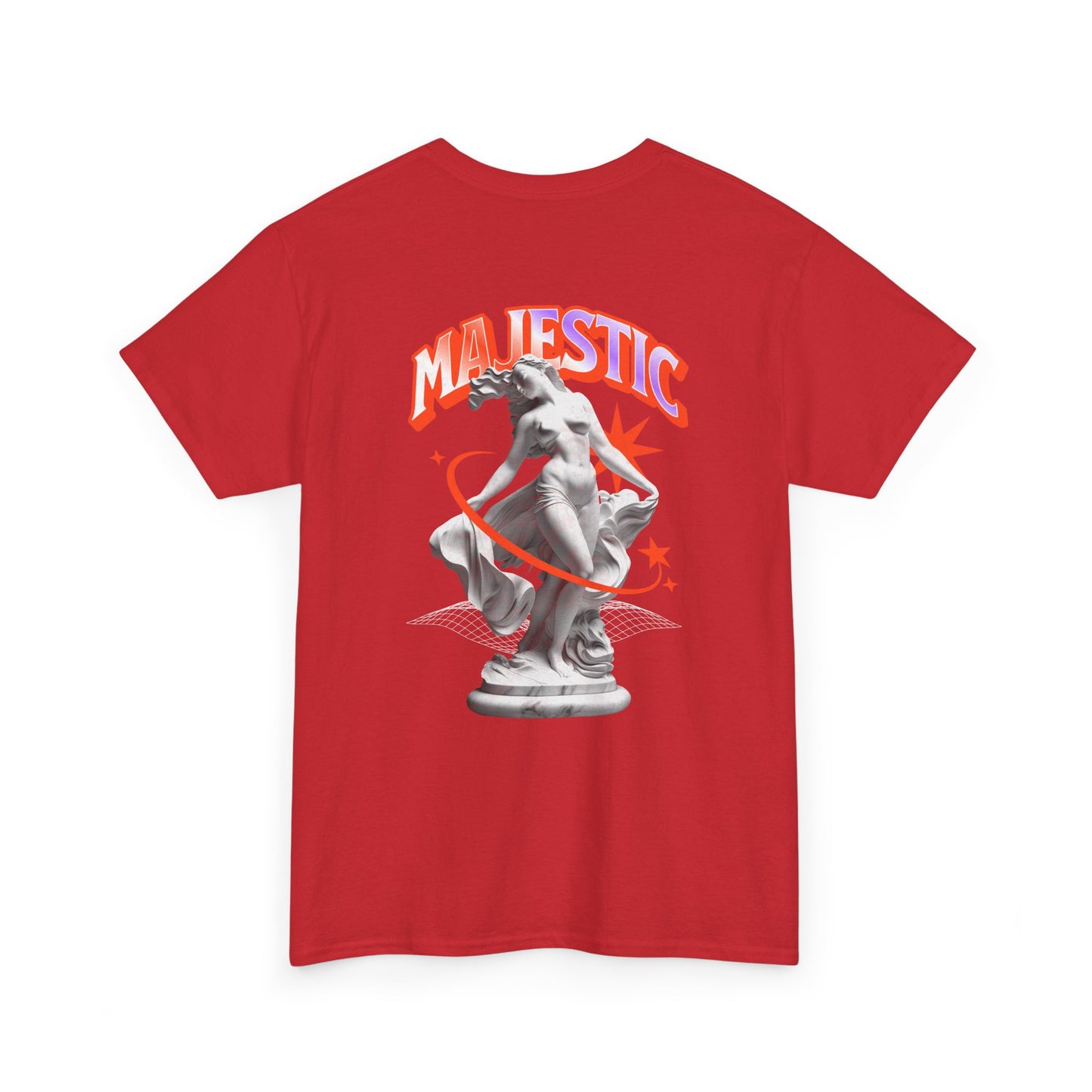 Majestic Statue Graphic Tee — 'Majestic' Retro Sculpture Streetwear T-Shirt