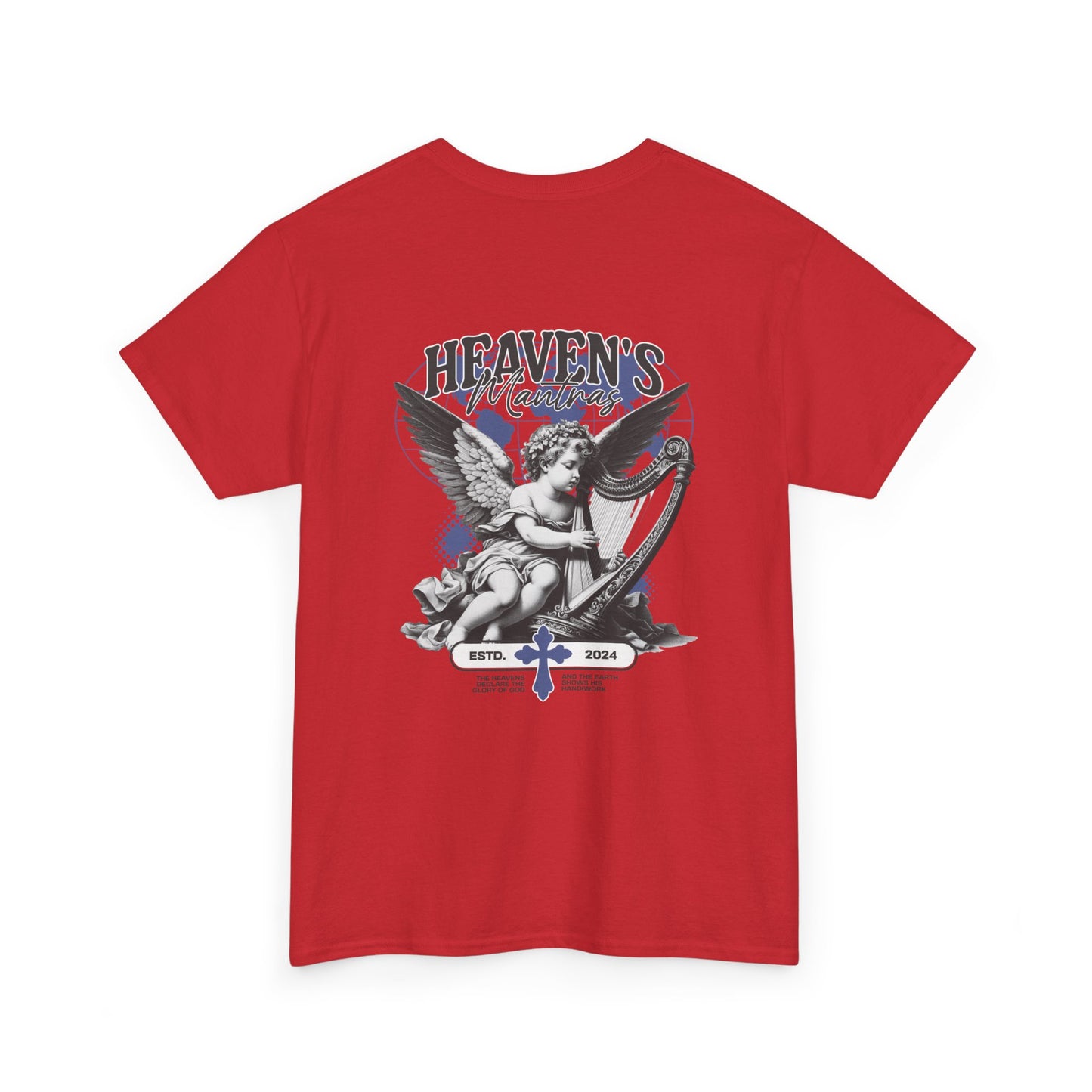 Heaven's Cherub Graphic Tee — Angel Vintage Streetwear T-Shirt