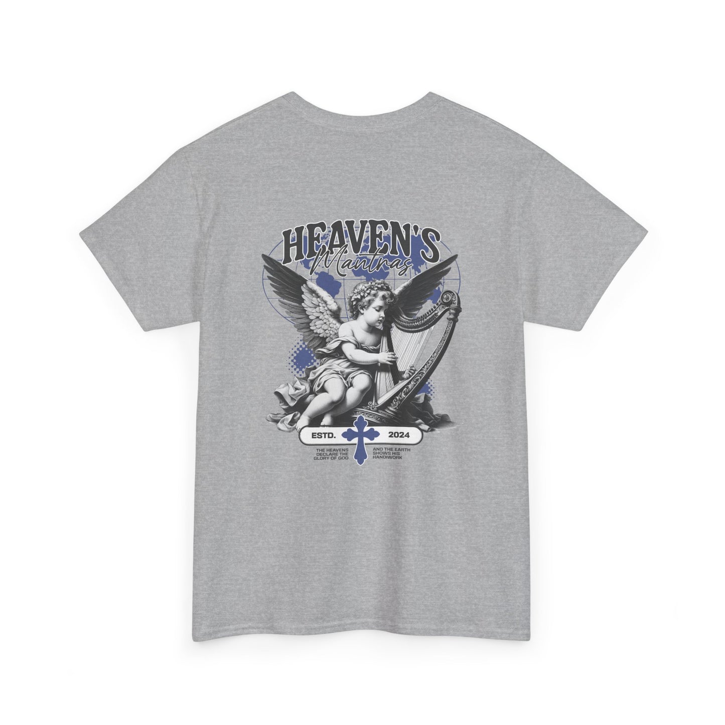 Heaven's Cherub Graphic Tee — Angel Vintage Streetwear T-Shirt