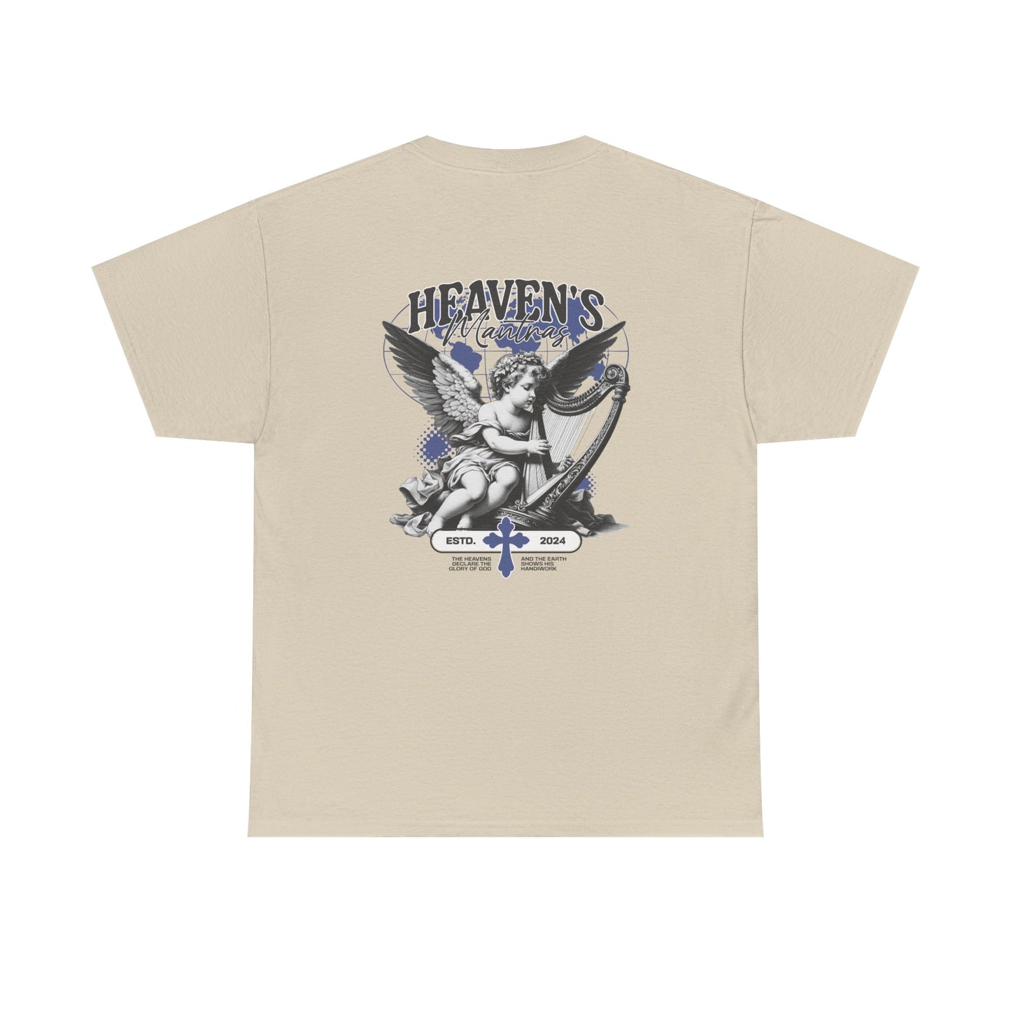 Heaven's Cherub Graphic Tee — Angel Vintage Streetwear T-Shirt