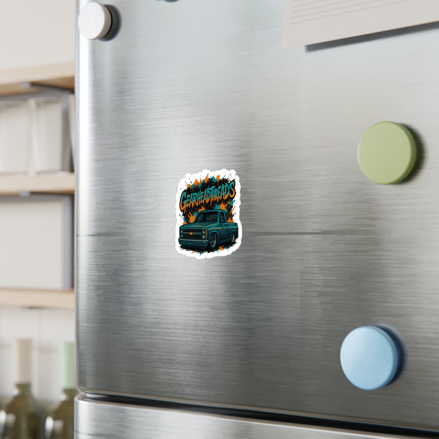 GearHead Threads Lowered Chevy Sticker