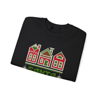 'Santa Bring Wine' Festive Holiday Crewneck