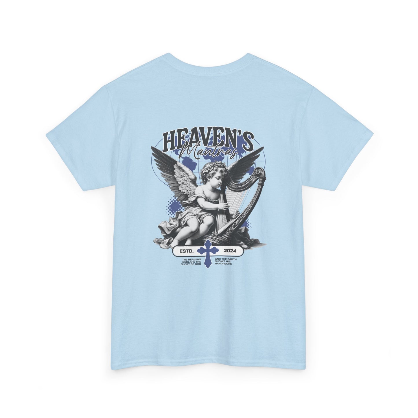 Heaven's Cherub Graphic Tee — Angel Vintage Streetwear T-Shirt