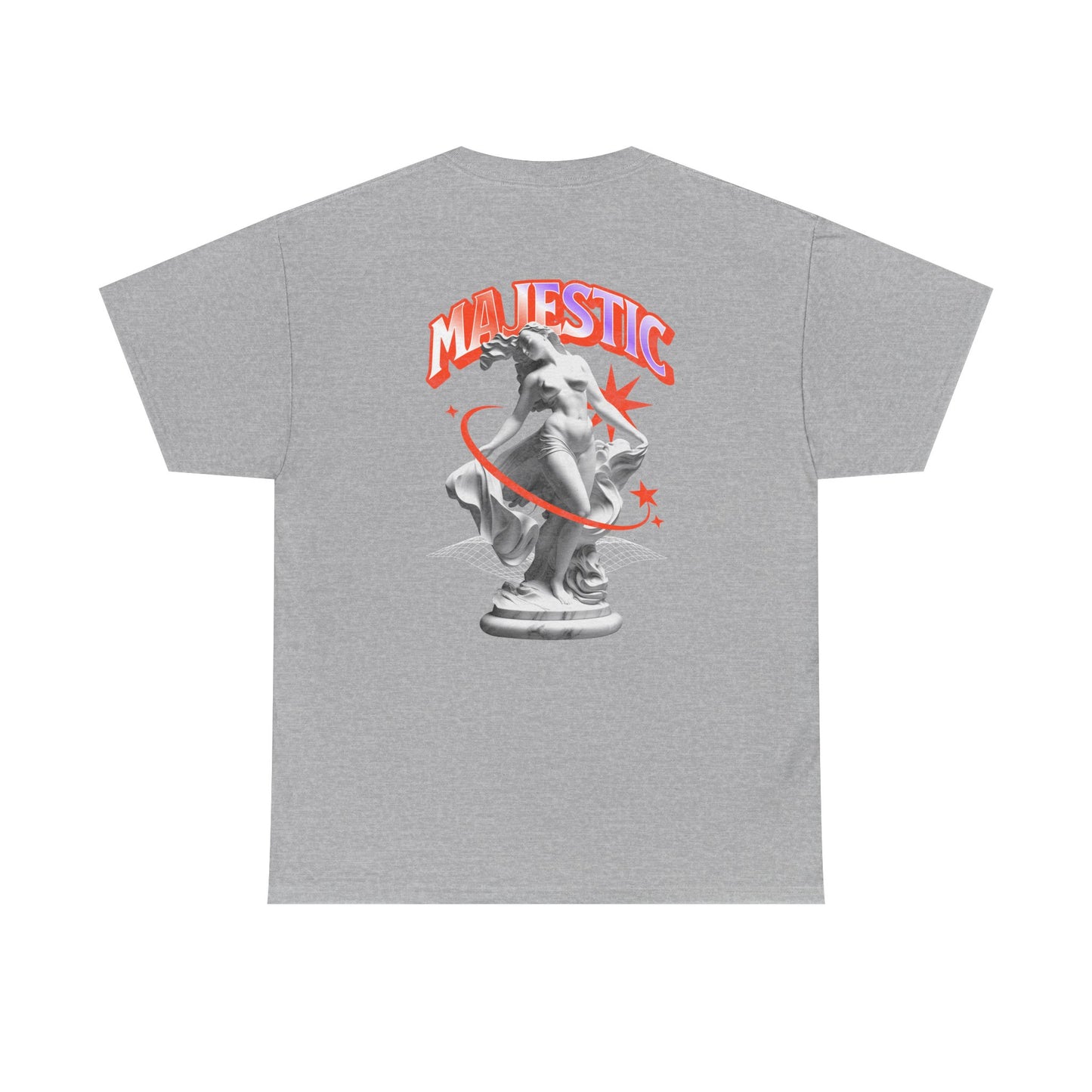 Majestic Statue Graphic Tee — 'Majestic' Retro Sculpture Streetwear T-Shirt