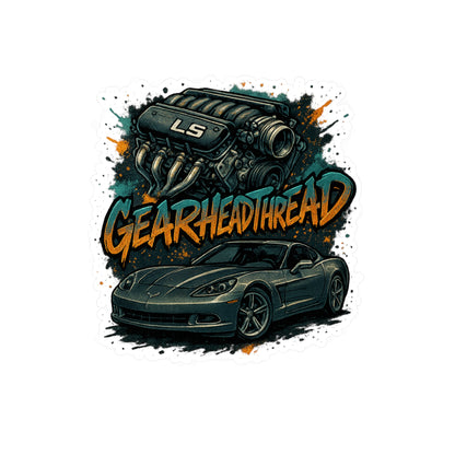 GearHead Threads Corvette Sticker