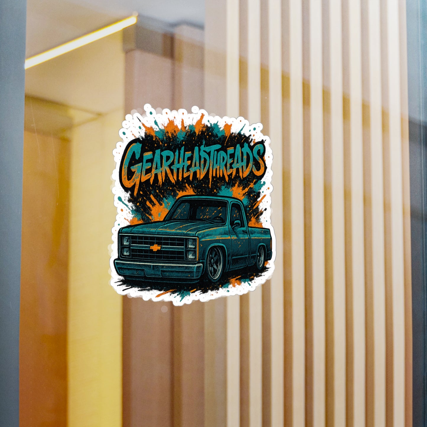 GearHead Threads Lowered Chevy Sticker