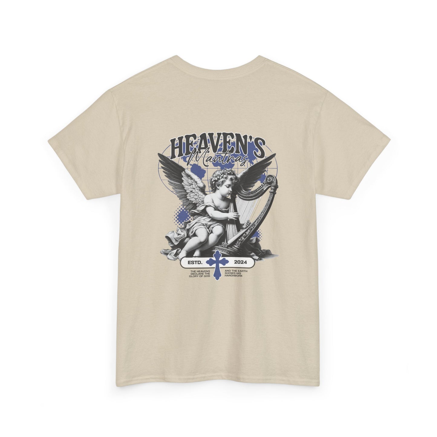 Heaven's Cherub Graphic Tee — Angel Vintage Streetwear T-Shirt
