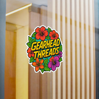 GearHead Threads Floral Sticker
