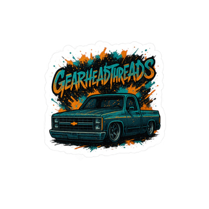 GearHead Threads Lowered Chevy Sticker