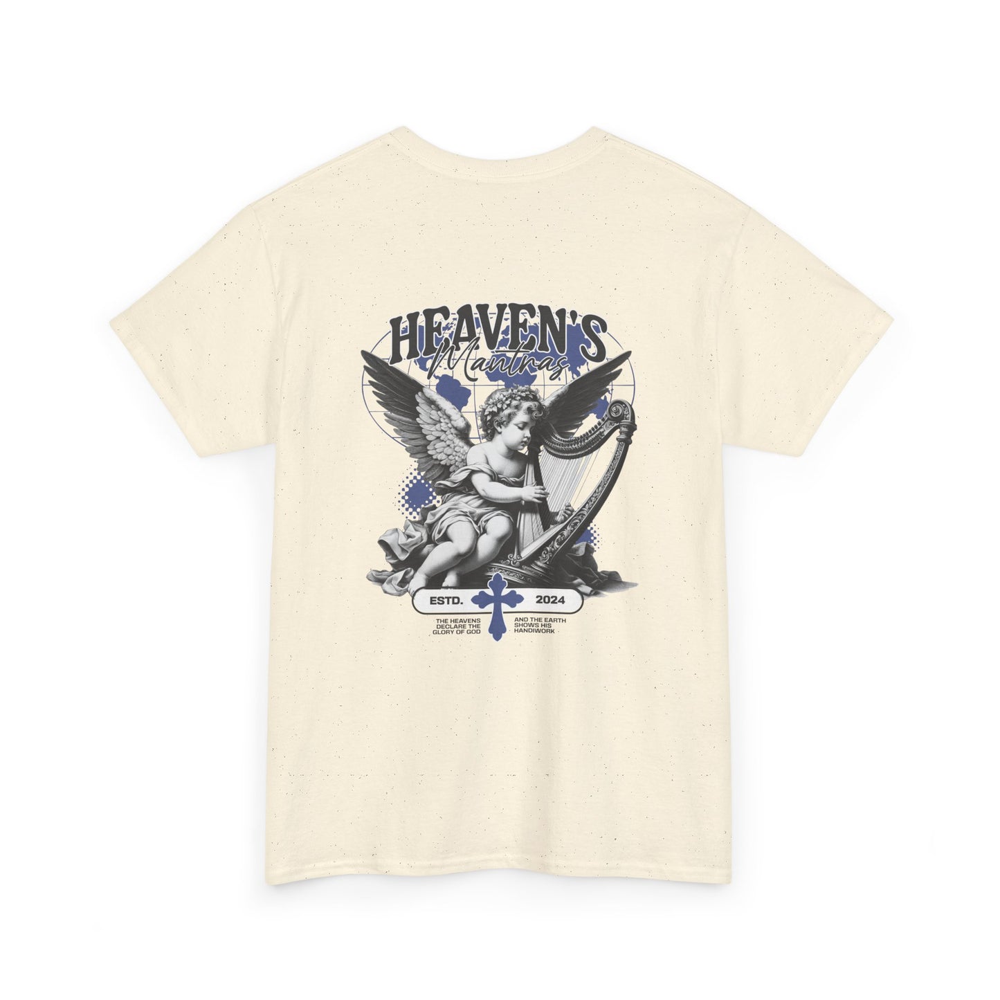 Heaven's Cherub Graphic Tee — Angel Vintage Streetwear T-Shirt