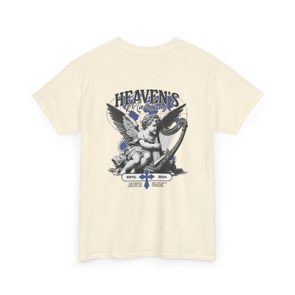Heaven's Cherub Graphic Tee — Angel Vintage Streetwear T-Shirt