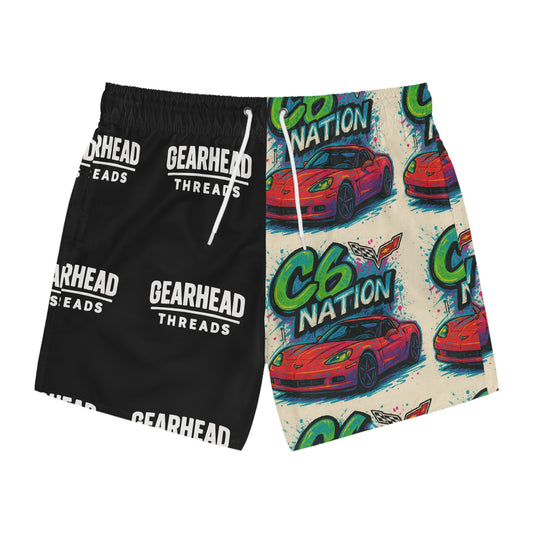 GearHead Threads C6 Nation Swim Trunks