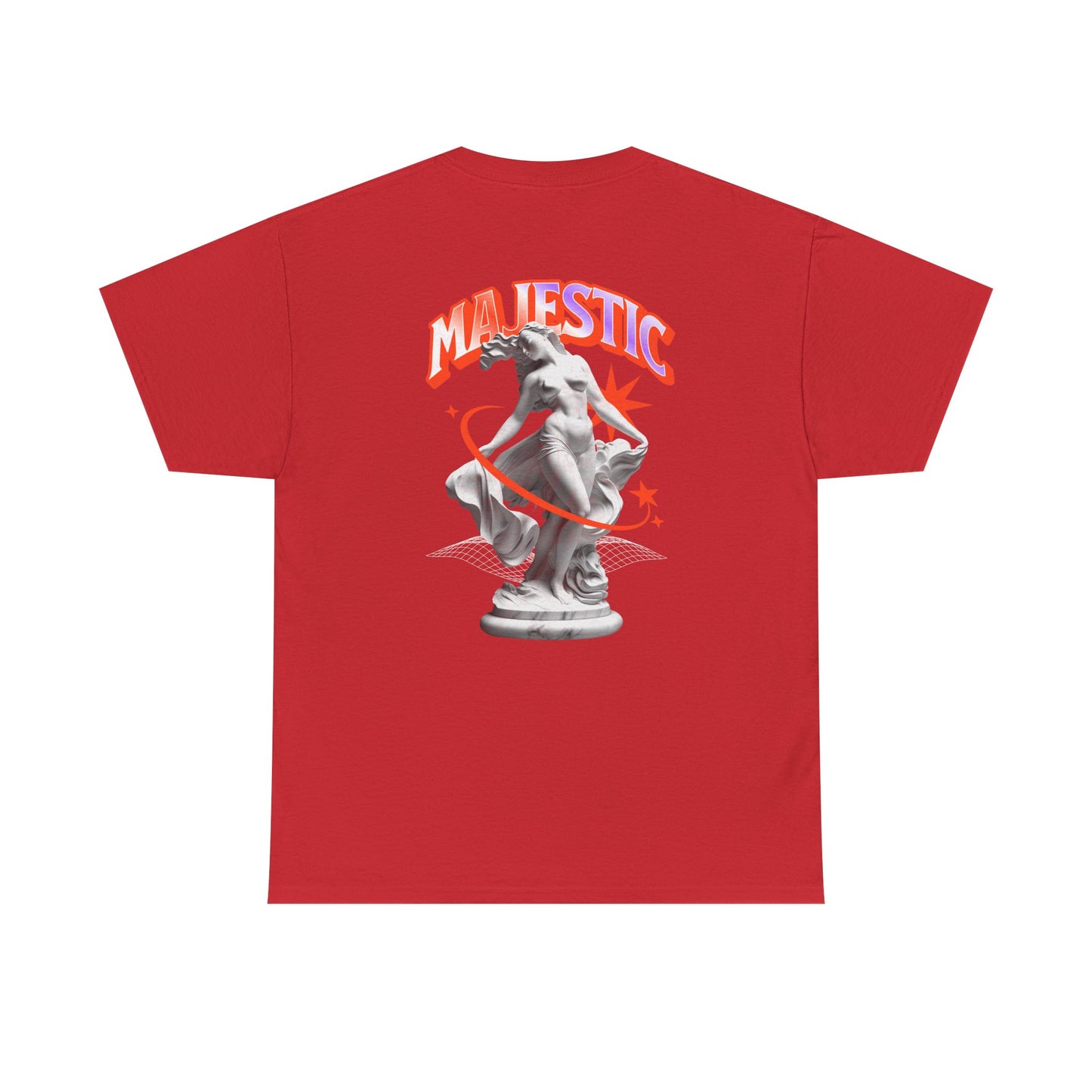 Majestic Statue Graphic Tee — 'Majestic' Retro Sculpture Streetwear T-Shirt