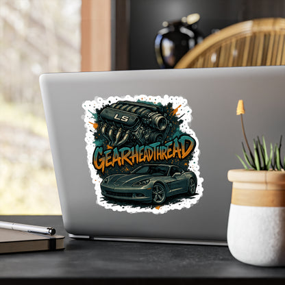 GearHead Threads Corvette Sticker