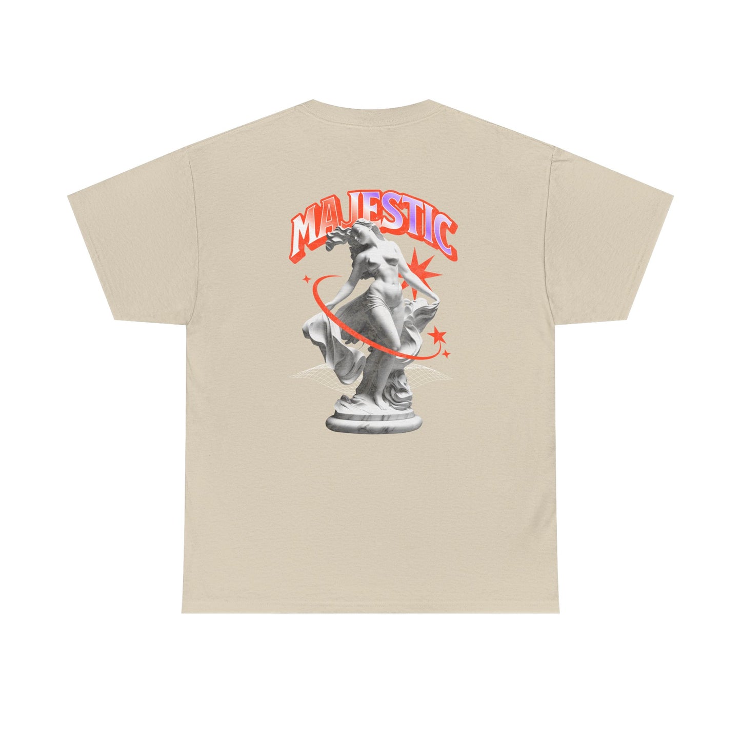 Majestic Statue Graphic Tee — 'Majestic' Retro Sculpture Streetwear T-Shirt