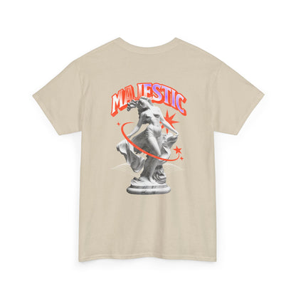 Majestic Statue Graphic Tee — 'Majestic' Retro Sculpture Streetwear T-Shirt