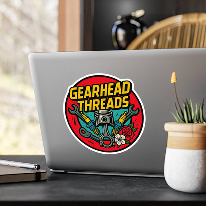 GearHead Threads Automotive Sticker