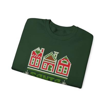 'Santa Bring Wine' Festive Holiday Crewneck