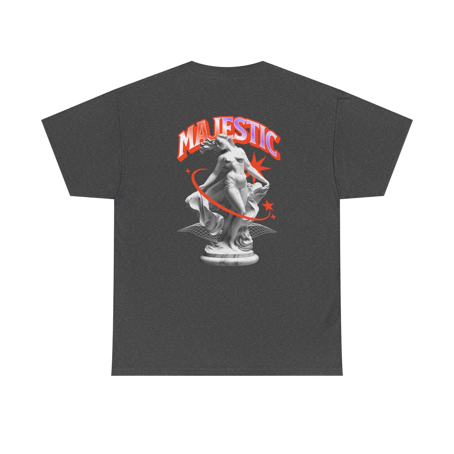 Majestic Statue Graphic Tee — 'Majestic' Retro Sculpture Streetwear T-Shirt
