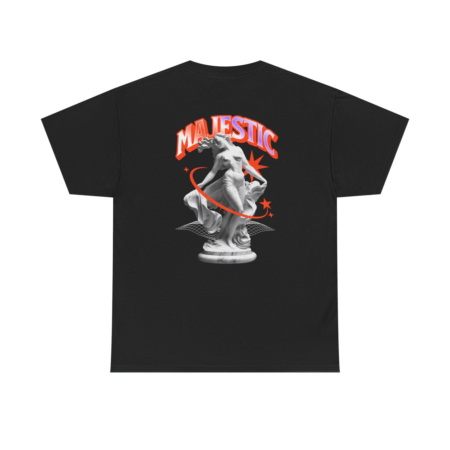 Majestic Statue Graphic Tee — 'Majestic' Retro Sculpture Streetwear T-Shirt