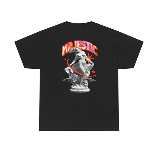 Majestic Statue Graphic Tee — 'Majestic' Retro Sculpture Streetwear T-Shirt
