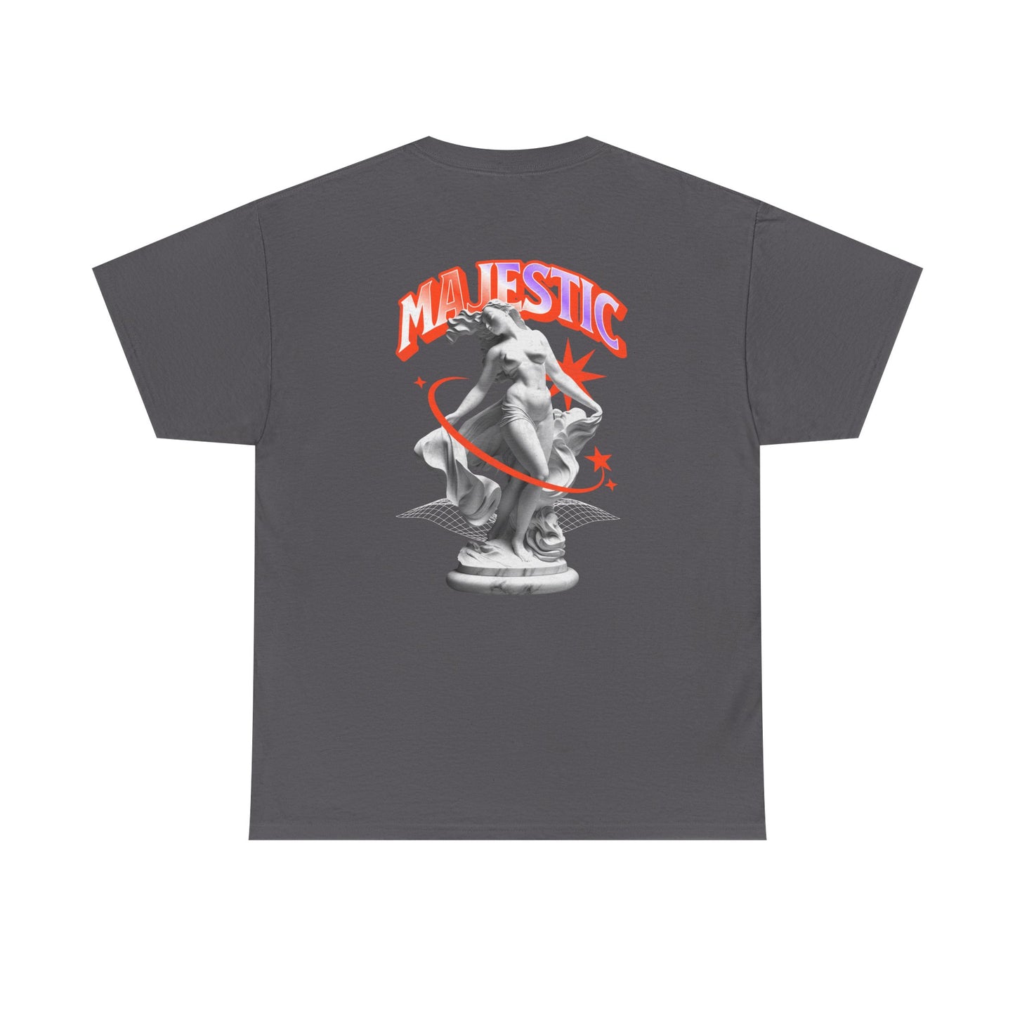 Majestic Statue Graphic Tee — 'Majestic' Retro Sculpture Streetwear T-Shirt
