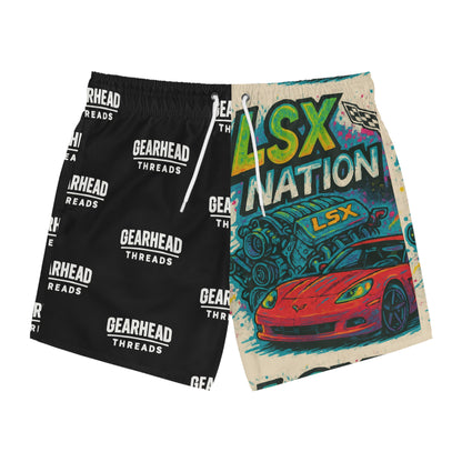 GearHeads Threads LSX Nation Swim Trunks