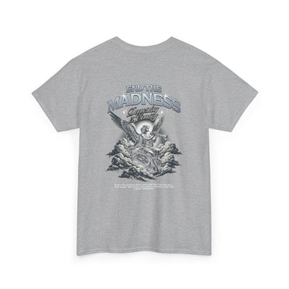 End The Madness Tee — Angel Graphic Vintage Rock T-Shirt