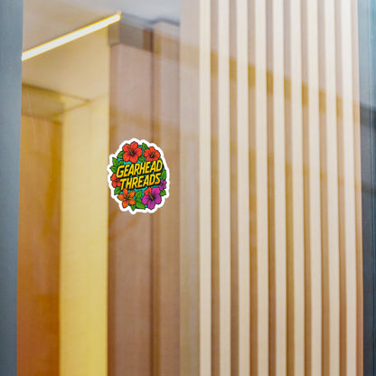 GearHead Threads Floral Sticker