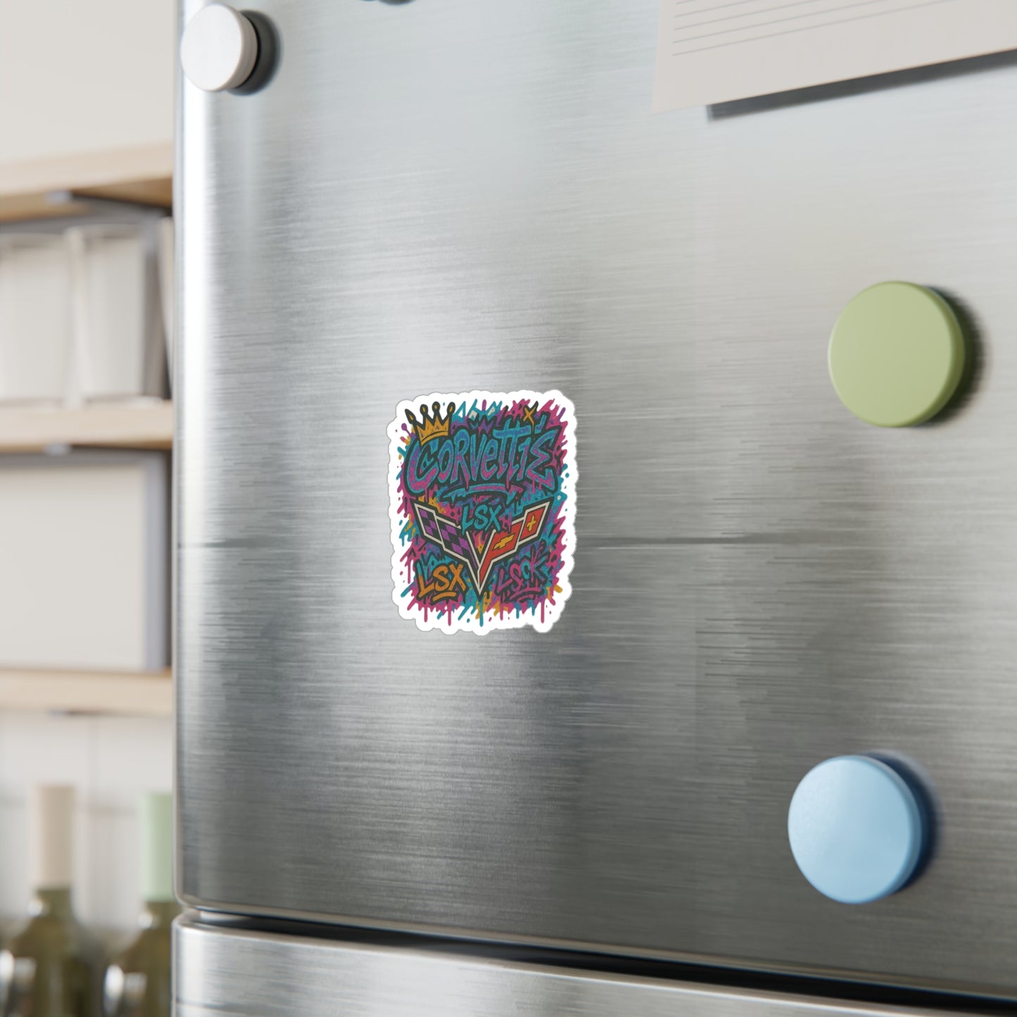 GearHead Threads Corvette Graphic Sticker