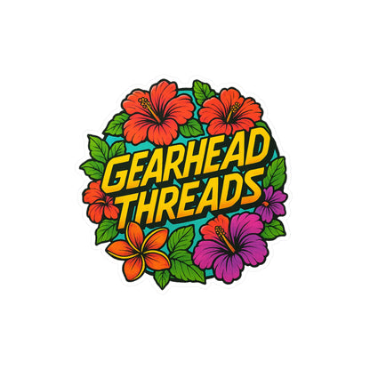GearHead Threads Floral Sticker