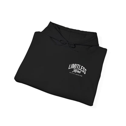 Limitless Angel Graphic Hoodie — Purple Neon Streetwear Pullover