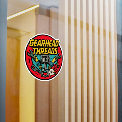 GearHead Threads Automotive Sticker