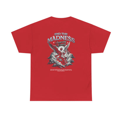 End The Madness Tee — Angel Graphic Vintage Rock T-Shirt