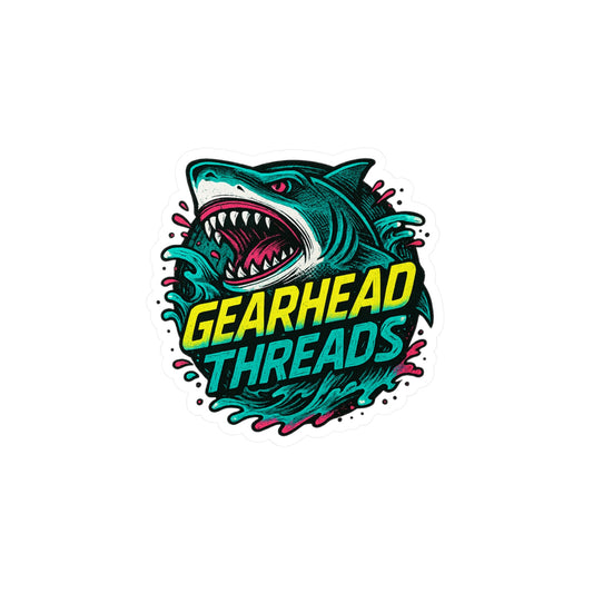 GearHead Threads Shark Sticker