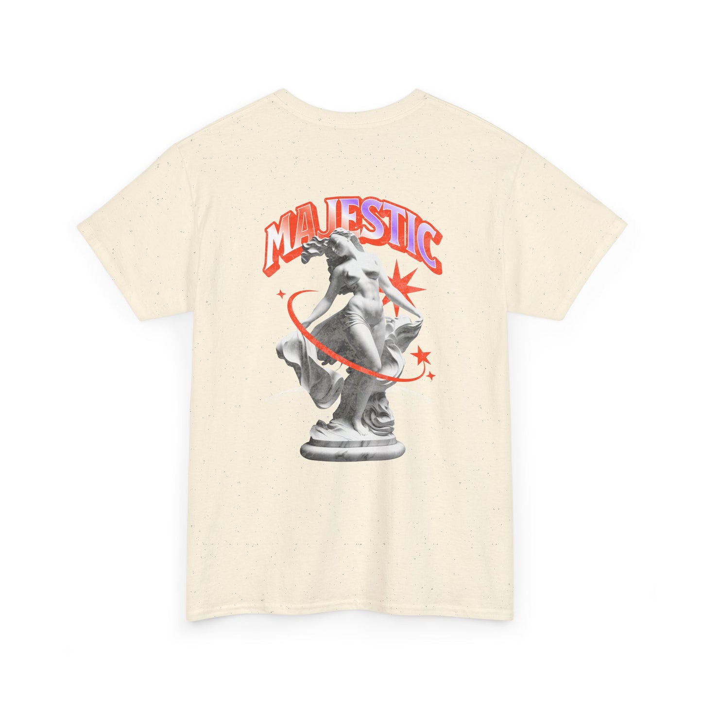 Majestic Statue Graphic Tee — 'Majestic' Retro Sculpture Streetwear T-Shirt