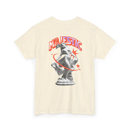 Majestic Statue Graphic Tee — 'Majestic' Retro Sculpture Streetwear T-Shirt
