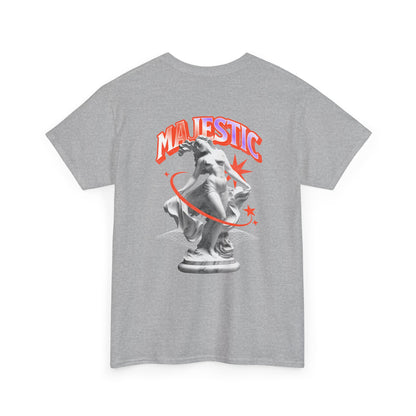 Majestic Statue Graphic Tee — 'Majestic' Retro Sculpture Streetwear T-Shirt