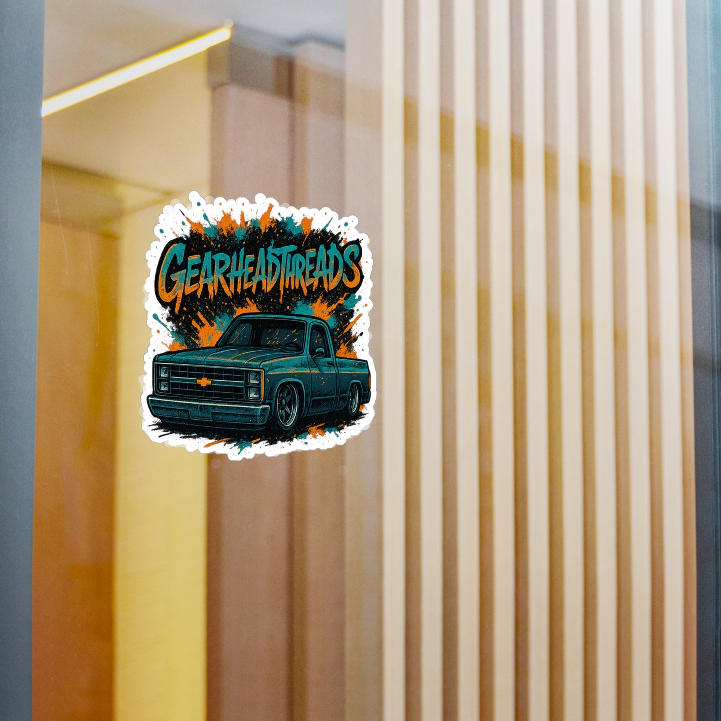 GearHead Threads Lowered Chevy Sticker