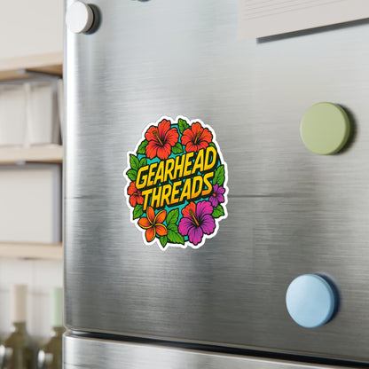 GearHead Threads Floral Sticker