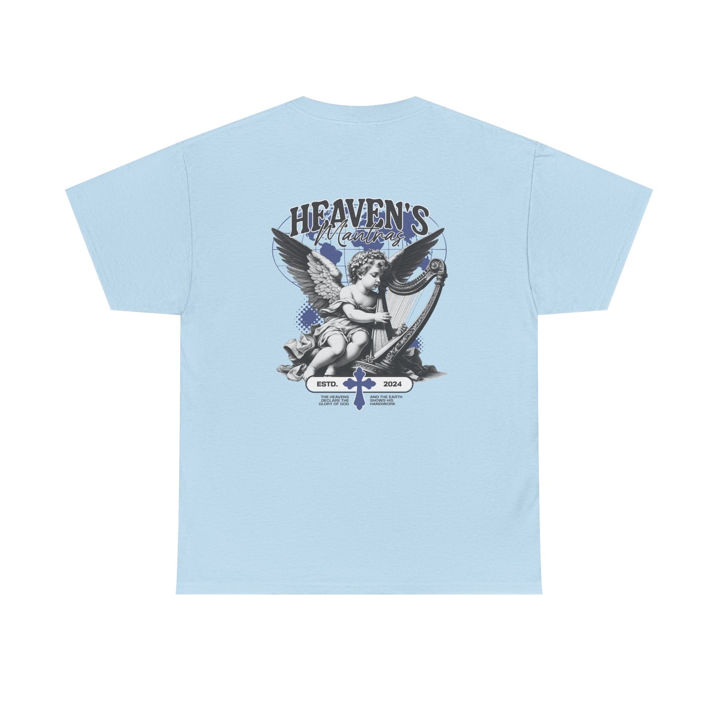 Heaven's Cherub Graphic Tee — Angel Vintage Streetwear T-Shirt