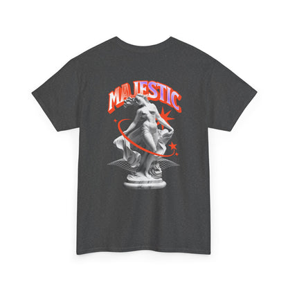 Majestic Statue Graphic Tee — 'Majestic' Retro Sculpture Streetwear T-Shirt