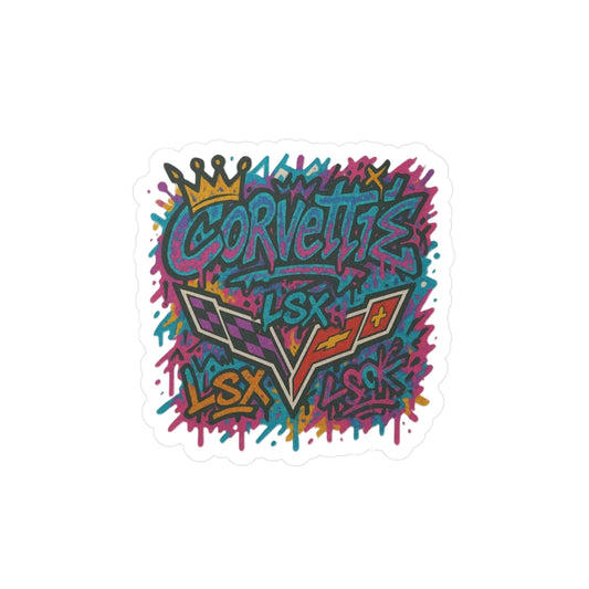GearHead Threads Corvette Graphic Sticker