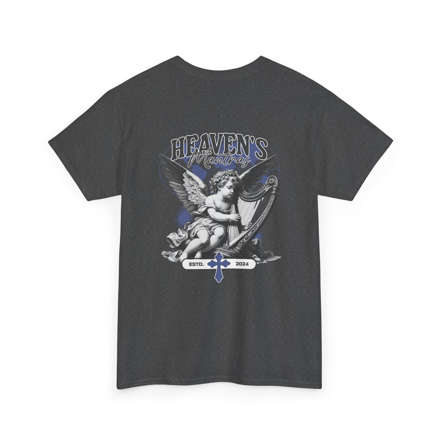 Heaven's Cherub Graphic Tee — Angel Vintage Streetwear T-Shirt