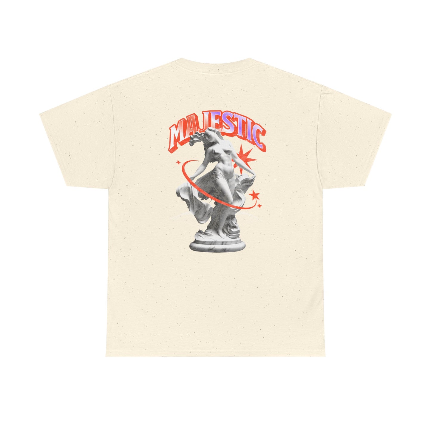 Majestic Statue Graphic Tee — 'Majestic' Retro Sculpture Streetwear T-Shirt