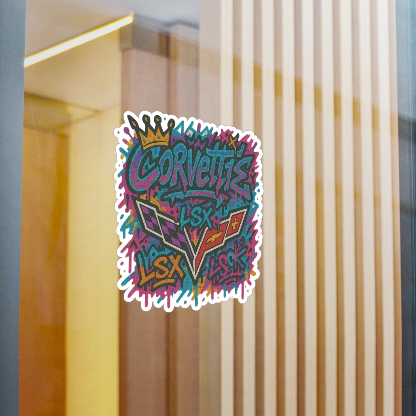 GearHead Threads Corvette Graphic Sticker