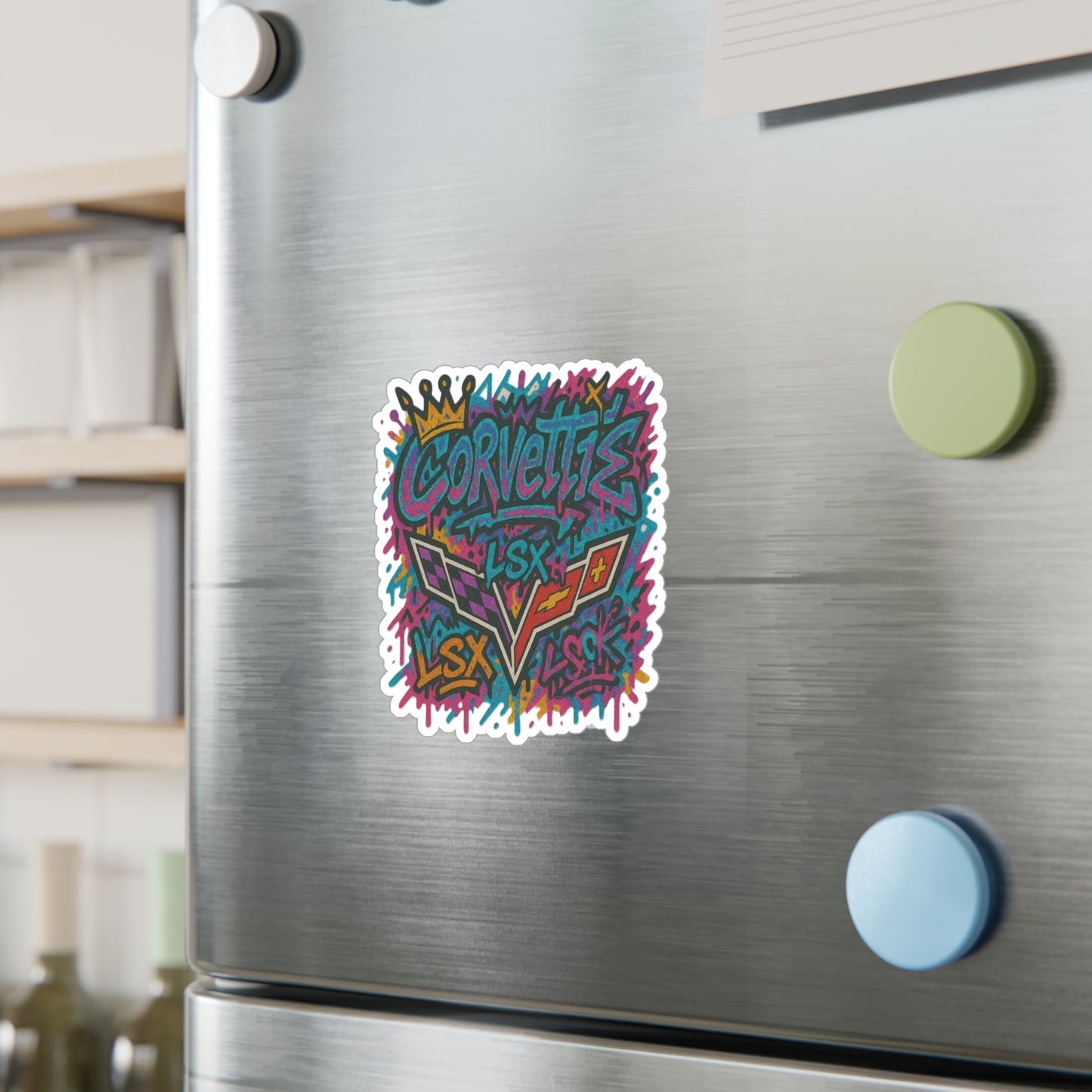 GearHead Threads Corvette Graphic Sticker