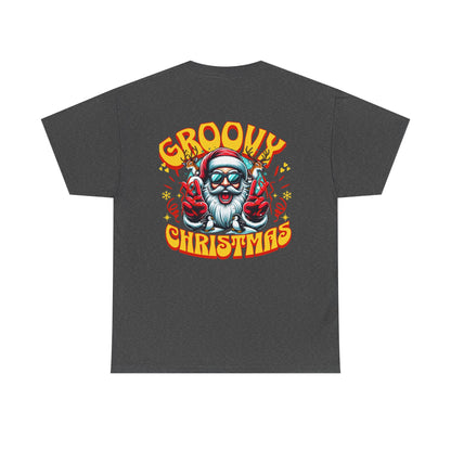 Groovy Christmas Tee — Retro Santa Holiday T‑Shirt